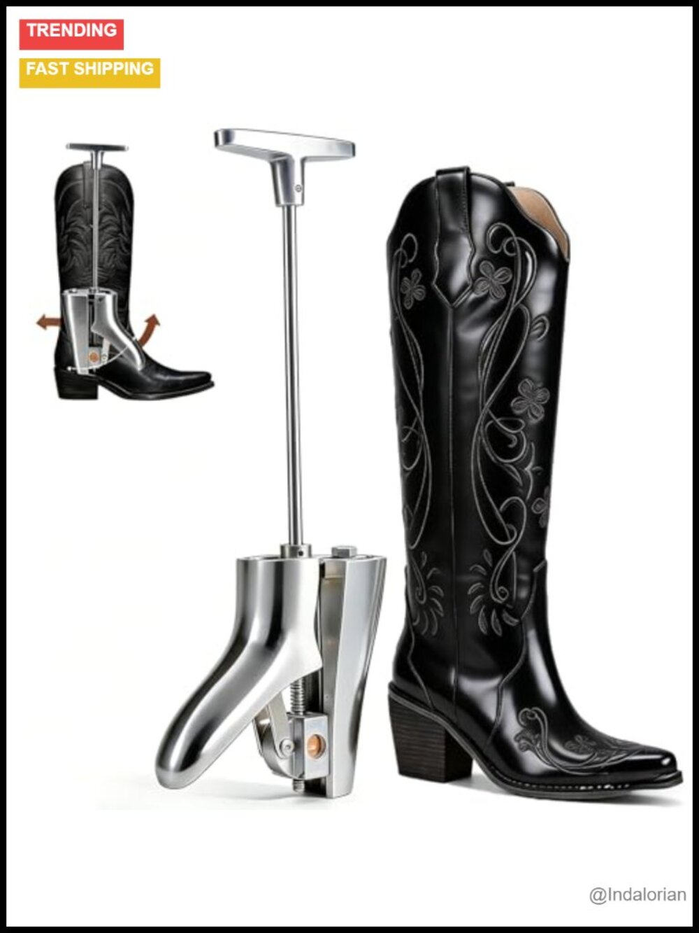 Heavy Duty Metal Boot Instep Stretcher and Vamp Raiser